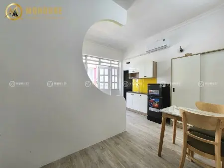 Phòng Studio Ban Công Rộng – Full Nội Thất – Thiết Kế Đơn Giản, Tiện Nghi – Phan Văn Sửu, Tân Bình