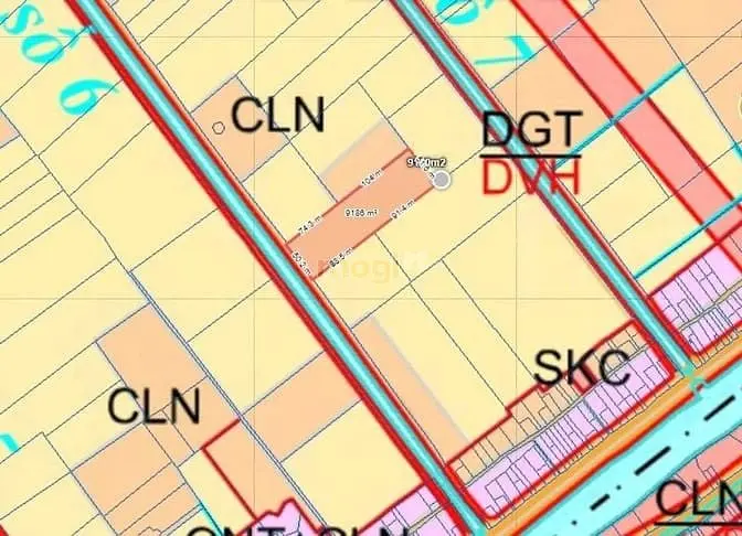 Bình Chánh, Đất Mặt Kênh 6, Kv 52X180M 9130M2 Đất Vườn