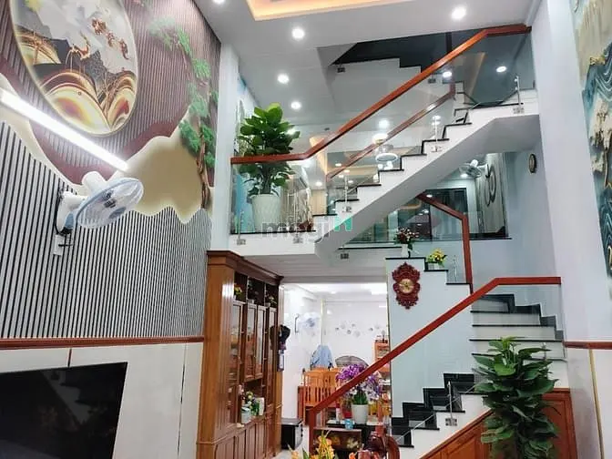 Quận 12, Chủ Cần Bán Nhà Hẻm Xe Hơi 5M, Mới 5 Tầng Tch36 Dt 4X14.5M