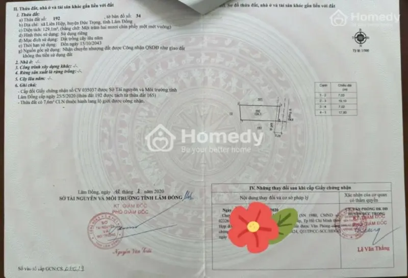 Bán Đất Thổ Cư Giá Rẻ, Gần Sân Bay Liên Khương ,Đức Trọng, Lâm Đồng Giá Ngợp Chỉ 850 Triệu