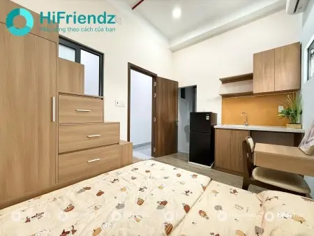 Phòng Trọ 1 Người Full Nội Thất Ngay Công Viên Làng Hoa, Lê Văn Thọ - Có Thang Máy