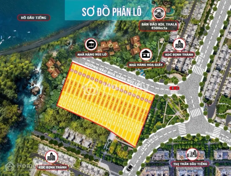 Đất Ngay Kdl Dầu Tiếng, Sát Hồ Giá Chỉ 680Tr 300M2