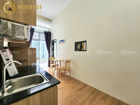 Cho Thuê Căn 1 Phòng Ngủ – Ban Công Riêng – Full Nội Thất – Thiết Kế Hiện Đại