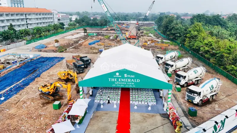 Bán Căn Hộ Chung Cư 1Pn1Wc Tại The Emerald Garden View, Nguyễn Chí Thanh, Hưng Định Chỉ Từ 1,39 Tỷ