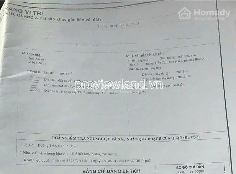 Bán Đất Mặt Tiền Trần Não, 405M², Dòng Tiền 400 Triệu/Tháng, Giá Chỉ 135 Tỷ