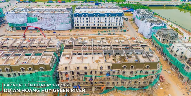 Shophouse Đẹp Nhất Dự Án Hoàng Huy Green River