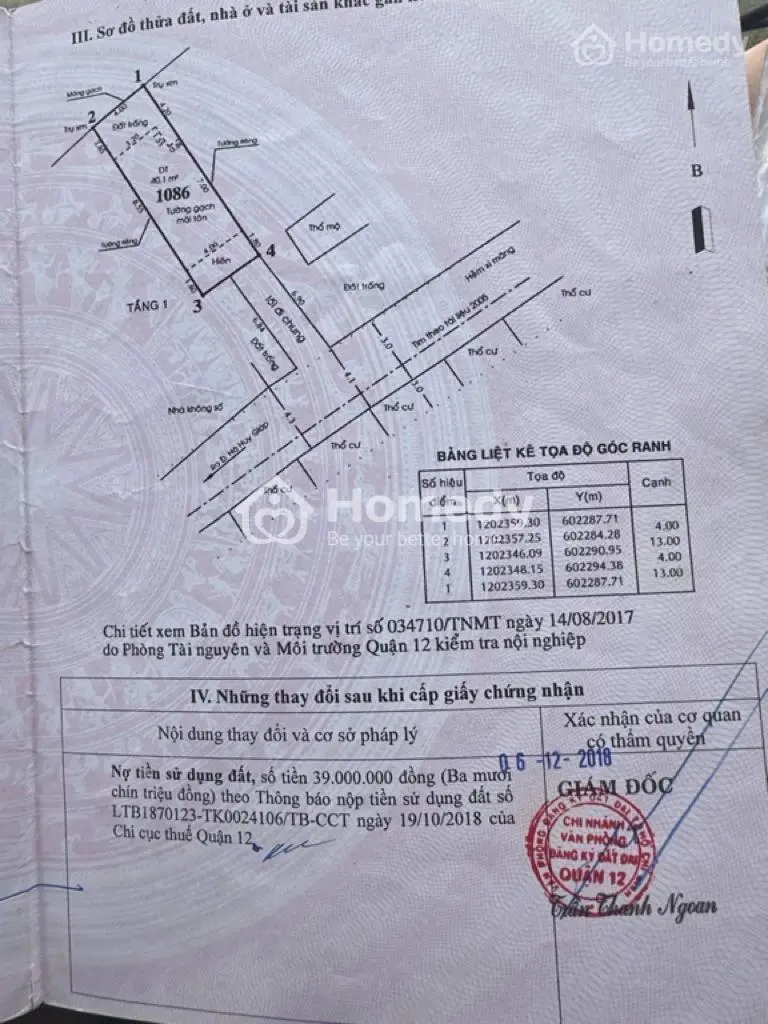 Bán Nhà Hẻm Xe Tải Thông Tả Lả Giá Rẽ