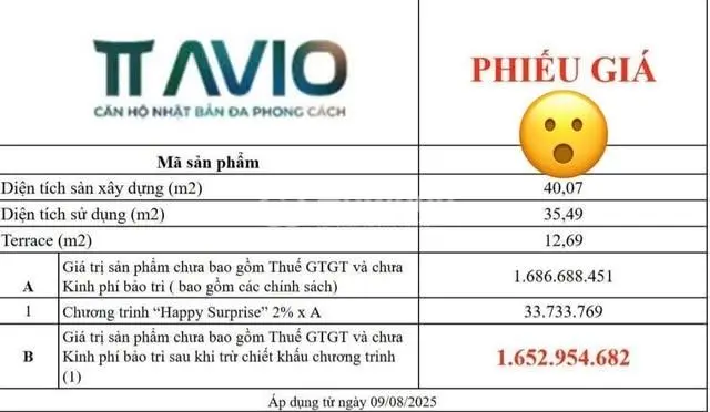 Căn Hộ 1Pn-1Wc Sân Vườn Tt Avio Tháp Orion, Chỉ Từ 6-9 Triệu/Tháng Sở Hữu Ngay Căn Hộ Cực Đẹp