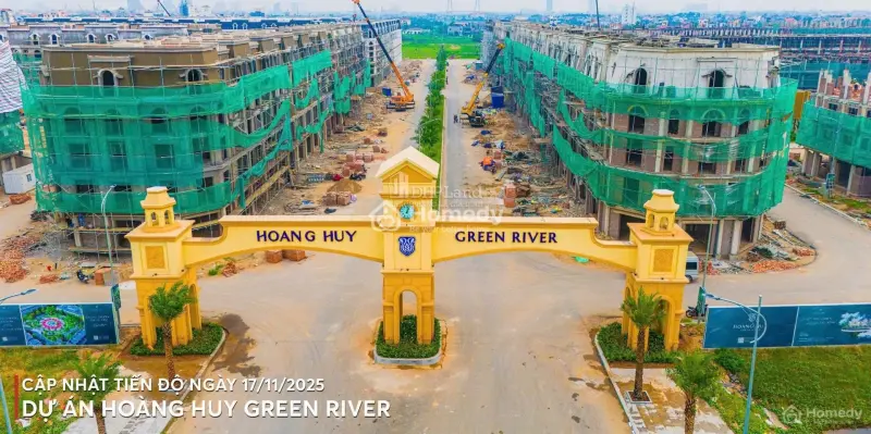 Shophouse Đẹp Nhất Dự Án Hoàng Huy Green River