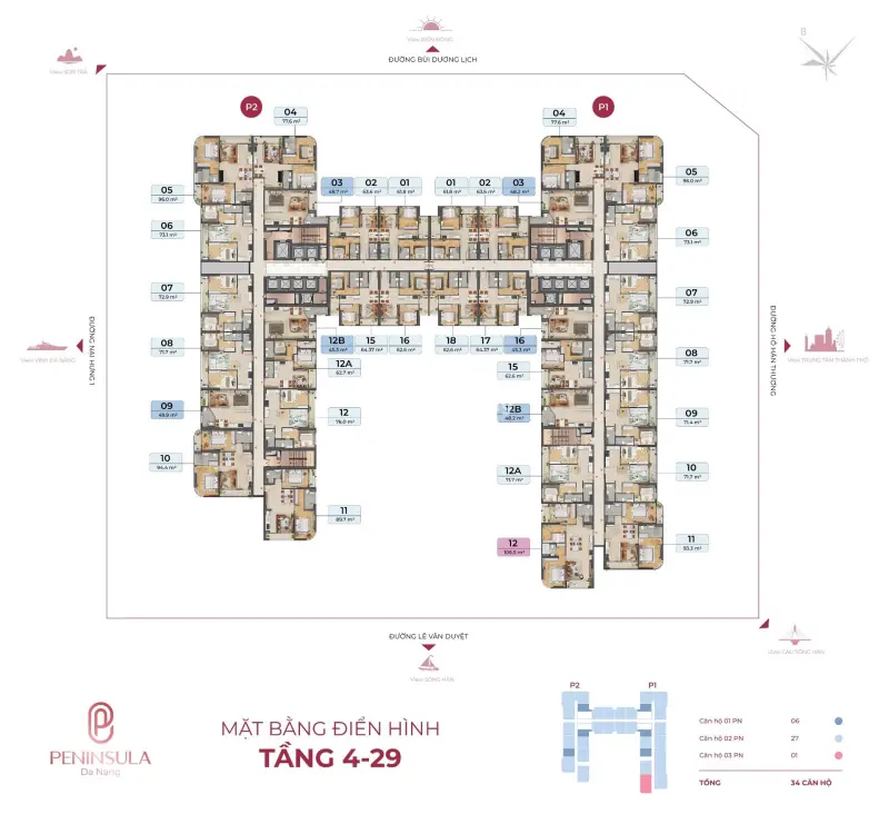 Penisula Đà Nẵng – Ra Mắt 40 Giỏ Hàng Đẹp Nhất View Sông Hàn Triệu Đô - Giá Ưu Đãi Đặt Biệt Từ Cđt