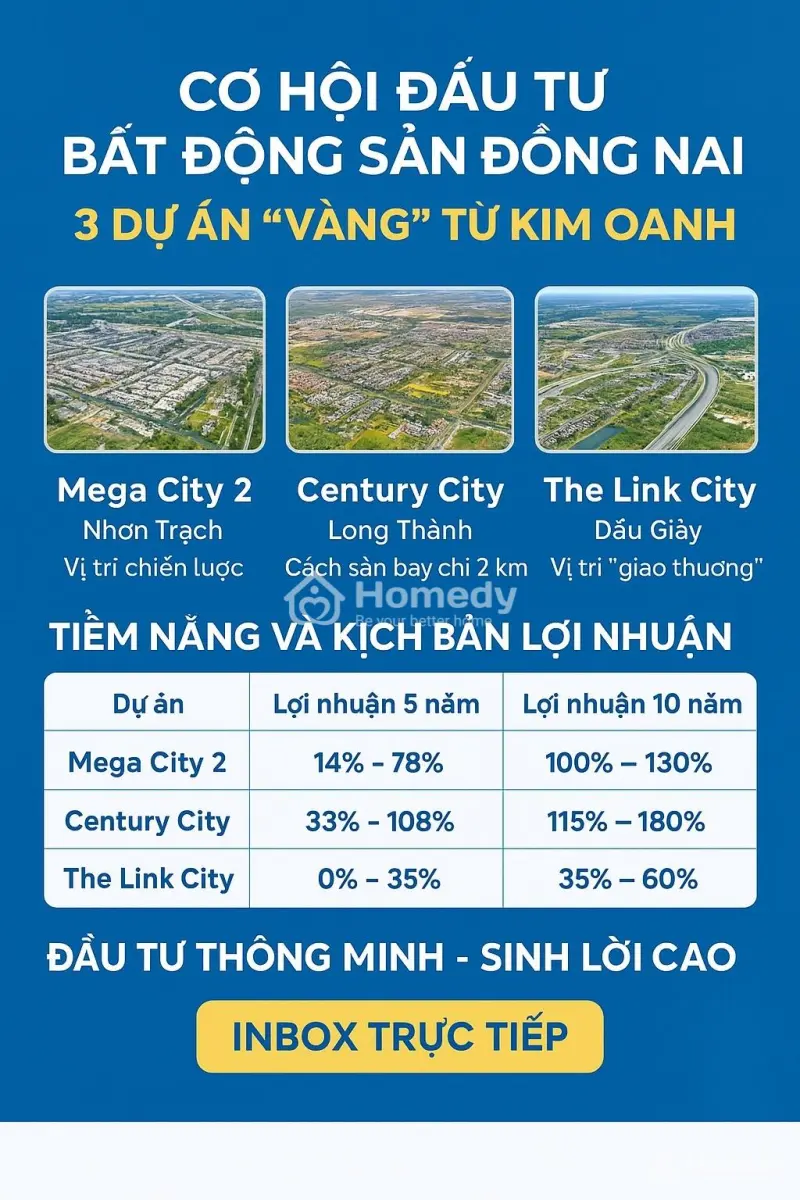 🔥 Century – “Tâm Điểm Vàng , Đón Sóng Sân Bay Long Thành 2025 -2030 🔥