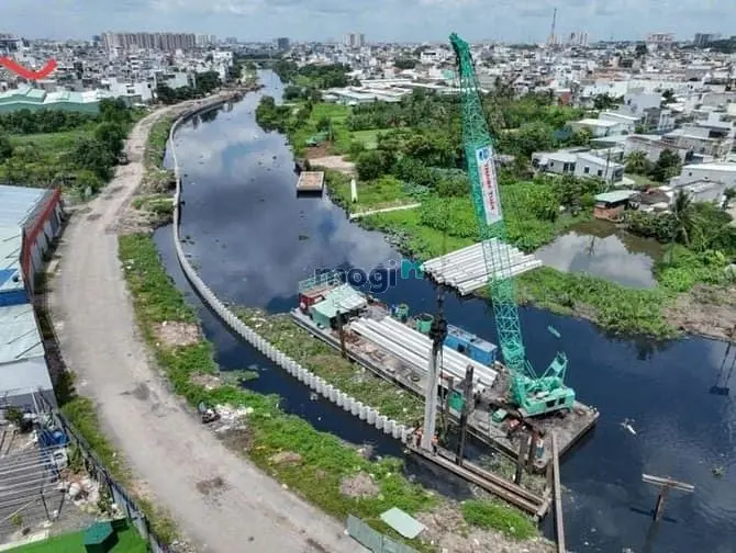 Đất Mặt Tiền Sông Kênh Tham Lương, Dương Quảng Hàm Dt 760M2 Giá 75 Tỷ