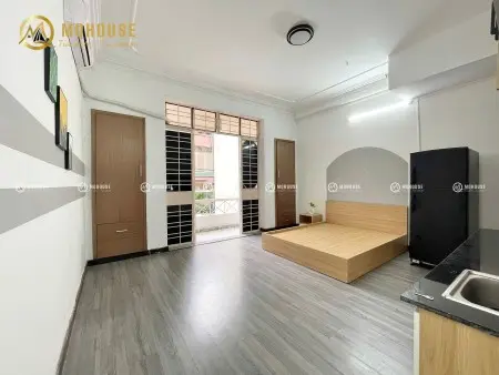 Cho Thuê Căn Hộ Studio Tân Bình - Có Ban Công - Full Nội Thất - Gần Sân Bay Tân Sơn Nhất