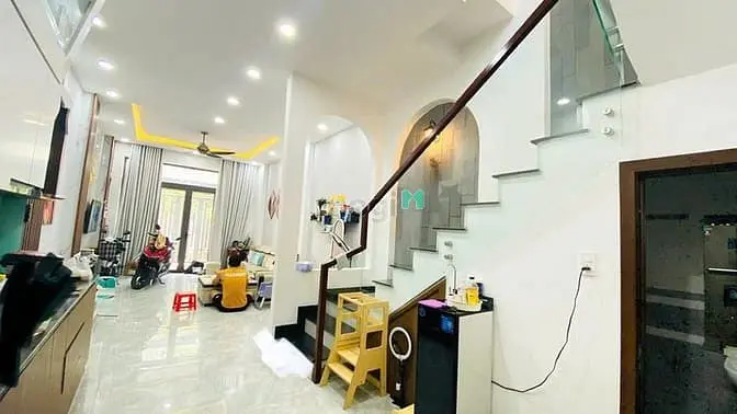 Nhà Đúc 3 Tầng Đường 6M Thông Nguyễn Văn Quá Quận 12, 4X14, Giá 4Tỷ980