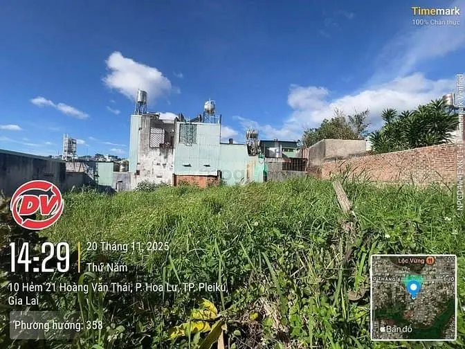 Bán Đất Hẻm 23 Hoàng Văn Thái, P Hoa Lư, Pleiku Gia Lai