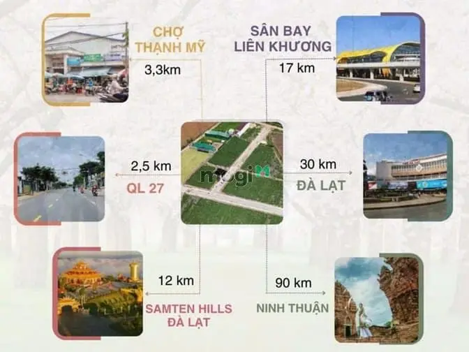 Đất Vùng Ven Đà Lạt, Khí Hậu Mát Mẻ, Giá Rẻ 630Tr