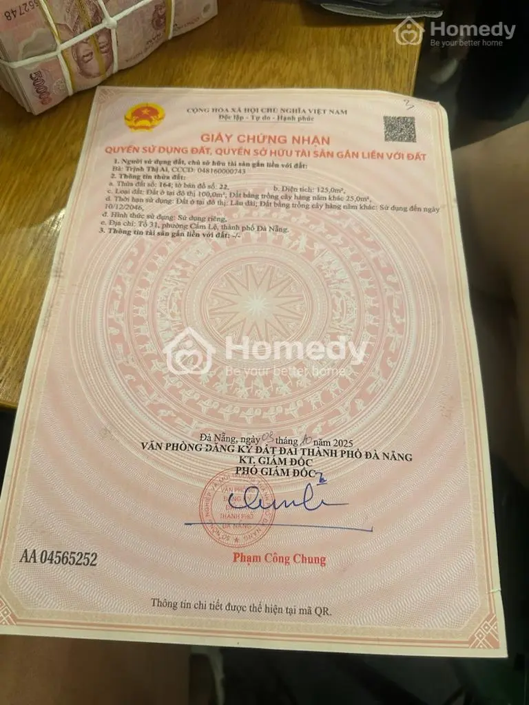 🔥Cần Bán Gấp Lô Đất Kiệt Ô Tô Vào Tận Nhà, Giá Mềm Nhất Khu Vực Cẩm Lệ