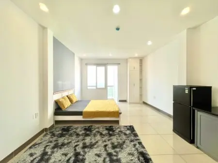 Căn Hộ Ban Công Khu Dân Cư An Ninh, Full Nội Thất