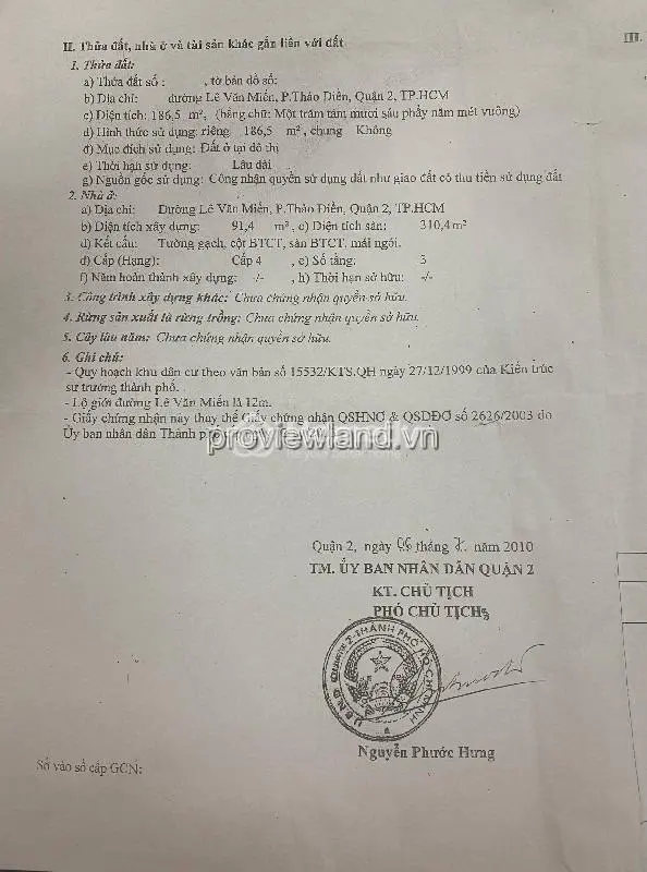 Bán Nhà Thảo Điền, Góc 2 Mặt Tiền Lê Văn Miến, 3 Tầng, 186.5M2, 89 Tỷ