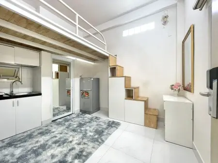 Phòng Gác Lửng Full Tiện Nghi Ngay Bv Hoàn Mỹ