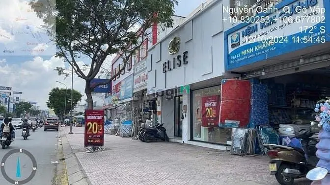 Gò Vấp, Nhà Mặt Tiền Kính Doanh Nguyễn Oanh, Dt 4.2X20M