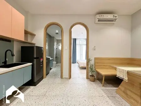 Căn Hộ 1Pn – Tách Bếp – Full Nội Thất – Máy Giặt Riêng - Ngay Sân Bay Tân Sơn Nhất - Tân Bình