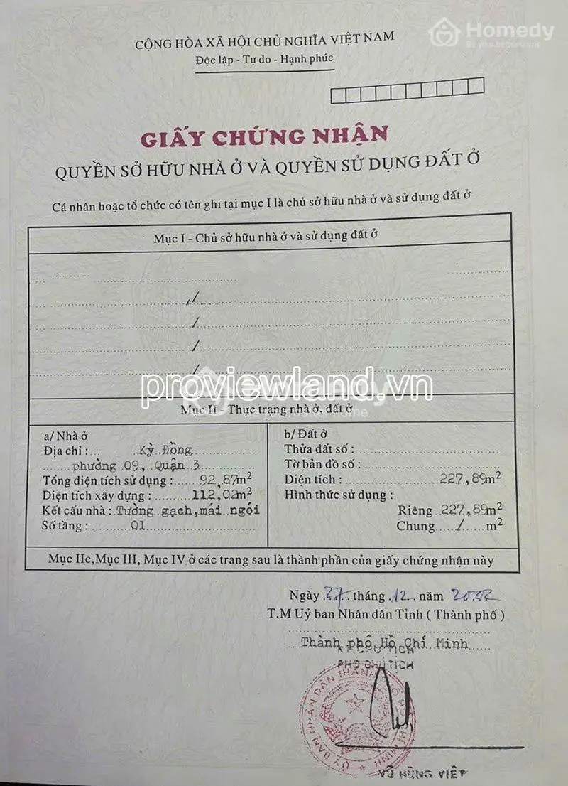 Bán Nhà Đất Trung Tâm Quận 3, 441M² Thổ Cư, Hẻm 10M, Xây Cao Tầng, 79.4 Tỷ