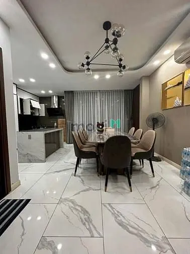 🌿Đối Diện Cv💥Có Thang Máy🔥Nhà Đẹp Mt 16M Khu Tên Lửa 6X21,5M 5 Tầng