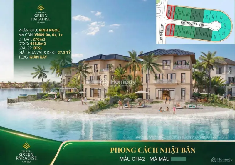 Nhà Phố Và Villa View Đẹp Tại Vinhomes Cần Giờ