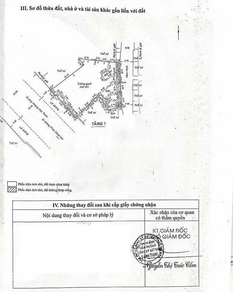 Bán Đất Mặt Tiền Hoàng Hoa Thám, Bình Thạnh, Đất Trống, 310M², Sổ Hồng Riêng