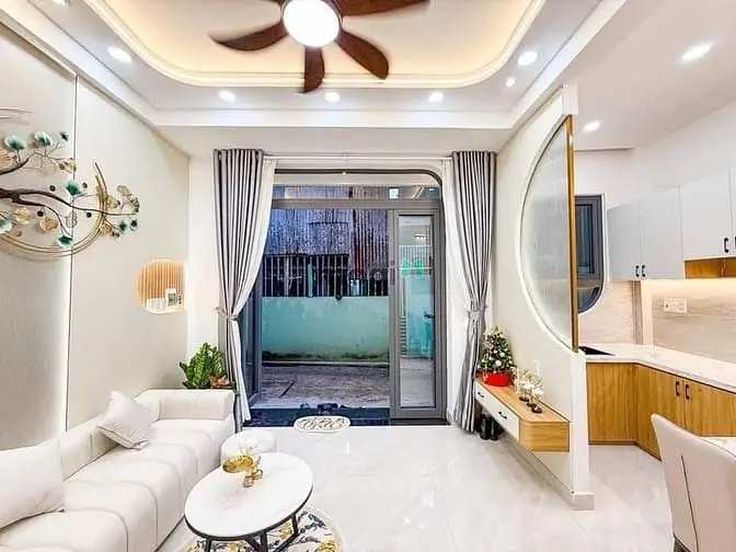Bán Nhà Phan Văn Trị Bình Thạnh Hẻm Xe Hơi 3Pn Full Nội Thất 27M2