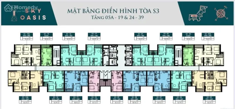 Bán Studio, 29M2 Sử Dụng - Chung Cư Sky Oasis Ecopark , Không Nội Thất - Giá Chỉ 2 Tỷ 390