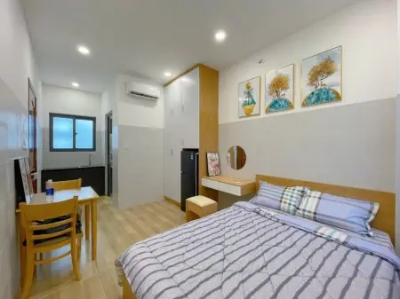 Cho Thuê Căn Hộ 1Pn – Full Nội Thất – Gần Sân Bay, Công Viên Hoàng Văn Thụ, Lăng Cha Cả, Đh Tài Chín