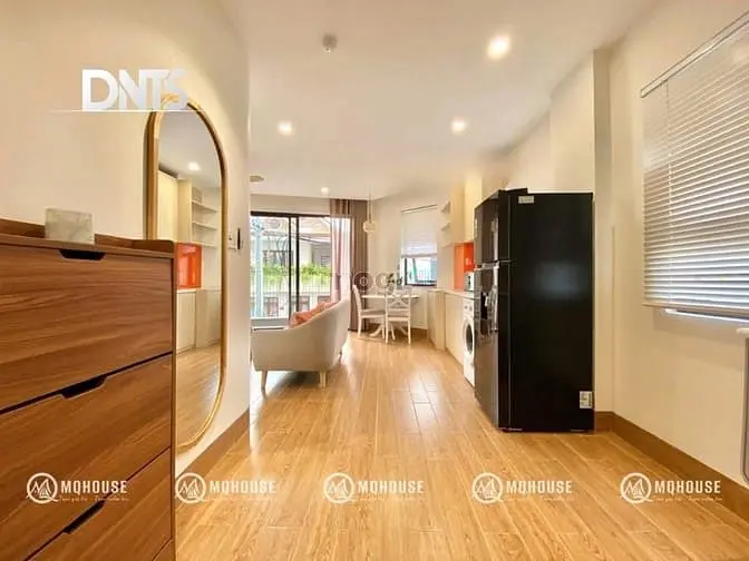 🏡Căn Hộ 1 Phòng Ngủ Đầy Đủ Nội Thất 45M2 Bancol Ngay Đinh Tiên Hoàng