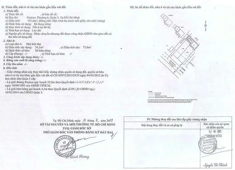 Bán Nhà 2 Mặt Tiền Pasteur Q3 – Vị Trí Vàng Trung Tâm, Dt Lớn 400M², Giá 220 Tỷ