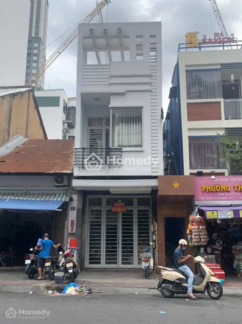 Mặt Tiền Đề Thám, Dt 56M2, 3 Tầng, Gần Phố Đi Bộ Bùi Viện, Giá 23,2 Tỷ
