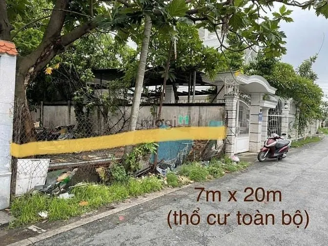 Thị Trấn Hóc Môn, Bán Đất Mặt Tiền Trần Hưng Đạo, Dt 7X20M, Chỉ 6.5 Tỷ