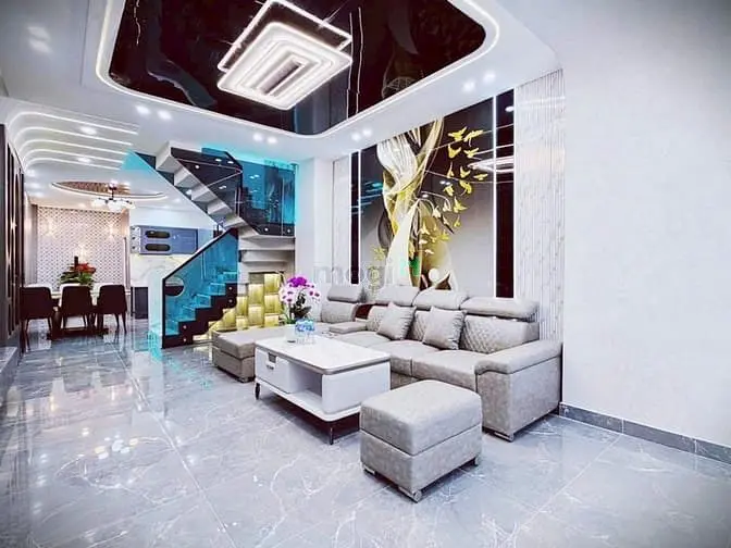 Gò Vấp, Nhà Sát Mặt Dự An Kênh Tham Lương, Đường 6M Dt 4X14M