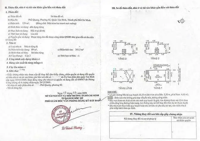 Bán Nhà Khu Hồng Long Phổ Quang, Dt 120M², 3 Tầng + Lửng, Giá 42.5 Tỷ