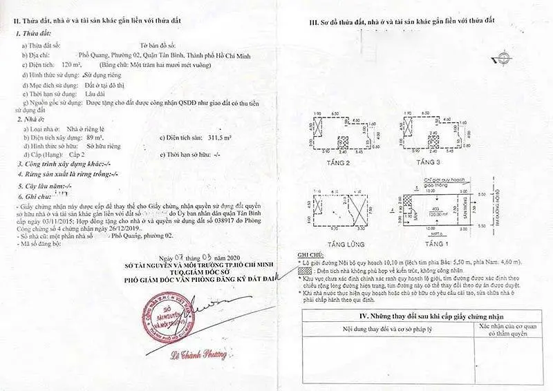Bán Nhà Khu Hồng Long Phổ Quang, Dt 120M², 3 Tầng + Lửng, Giá 42.5 Tỷ