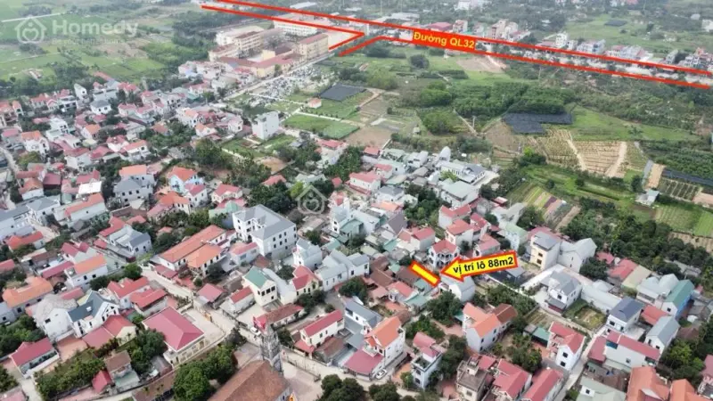 Chính Chủ Em Cần Bán Lô Đất 85M2, Đường Oto Đỗ Cửa, Cách Ql32 Chỉ 500M