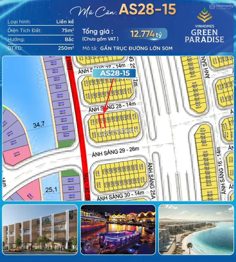 Vinhomes Paradise Cần Giờ Giá Chính Thức Chấn Động Thị Trường 99Tr/M2 Đã Bao Gồm Tiền Xây Và Vat