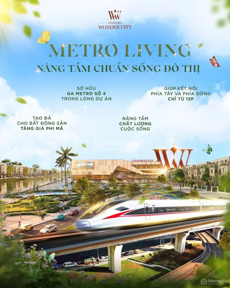 Bán Shop Đại Lộ Ban Mai Vinhomes Wonder City Đan Phượng Hà Nội Gần Công Viên Trực Tiếp Cđt Vin