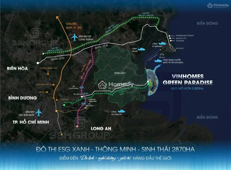 Vinhomes Paradise Cần Giờ Giá Chính Thức Chấn Động Thị Trường 99Tr/M2 Đã Bao Gồm Tiền Xây Và Vat