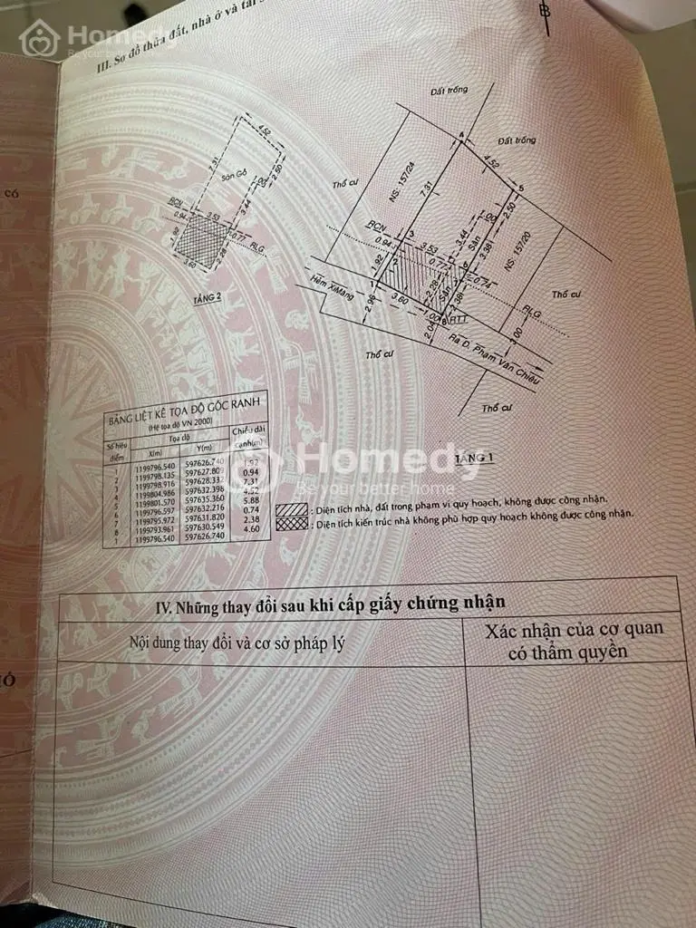 Bán Nhà 157/22 P14,Phạm Văn Chiêu Go Vấp Tphcm