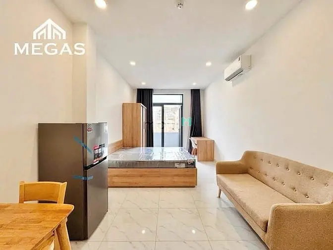 🌈🌈Studio 40M2 Ban Công Riêng Ngay Chợ Bà Chiểu
