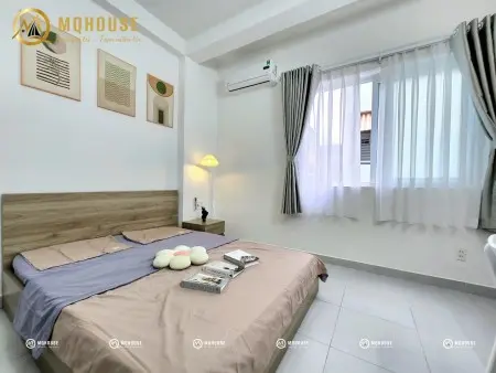 Studio Full Nội Thất – Tách Bếp, Máy Giặt Riêng, Nhiều Cửa Sổ Thoáng Mát – Gần Etown Cộng Hoà