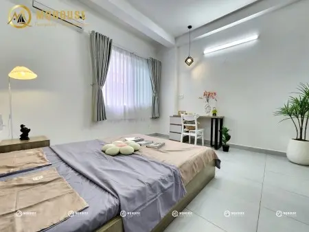 Studio Full Nội Thất – Tách Bếp, Máy Giặt Riêng, Nhiều Cửa Sổ Thoáng Mát – Gần Etown Cộng Hoà