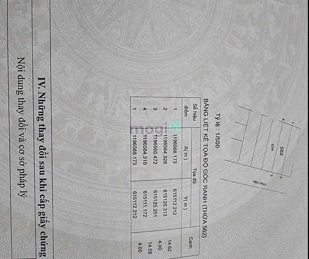 Bán Đất Hẻm 124 Võ Văn Hát, Long Trường, Q9 - Dt: 58,4M2. Ngang: 4M