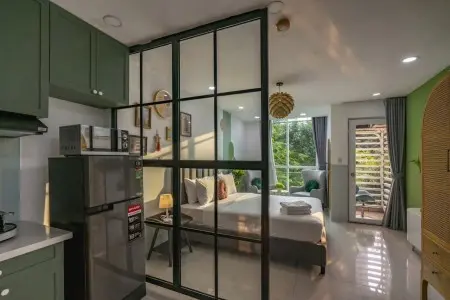 Cho Thuê Căn Hộ 1Pn Ban Công – Full Nội Thất Cao Cấp – Máy Giặt Riêng – Gần Etown Cộng Hòa